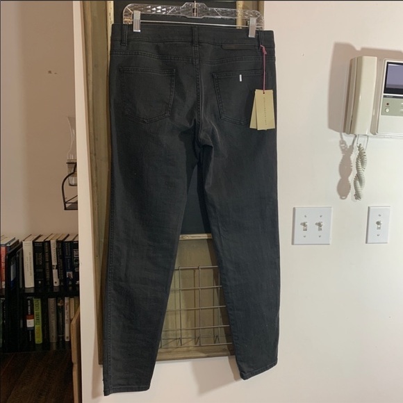 Stella McCartney Embellished Moto Skinny Jeans Black Designer Denim Size 30 NWT - Picture 10 of 14